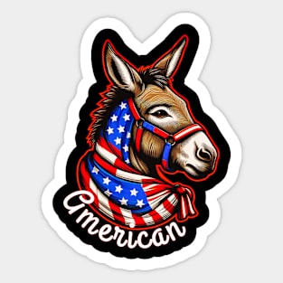 American donkey Sticker